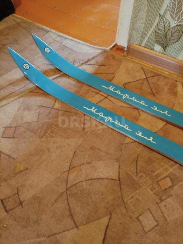 Продам лыжи детские деревянные, б/у. - Орск