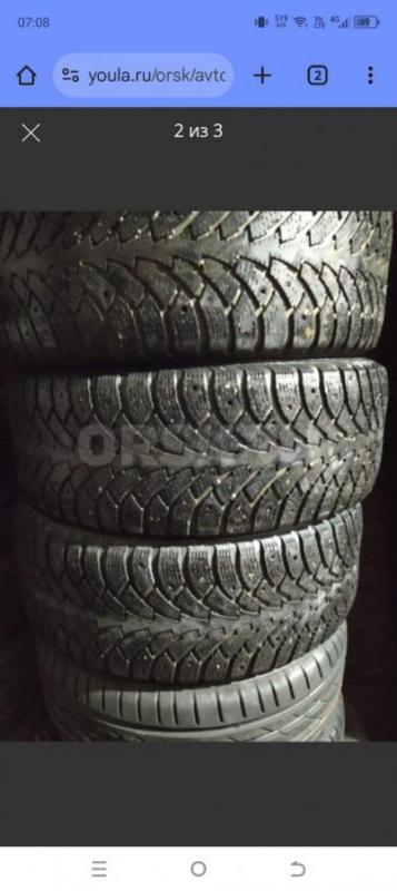 Продам комплект резины 225 55 17. - Орск
