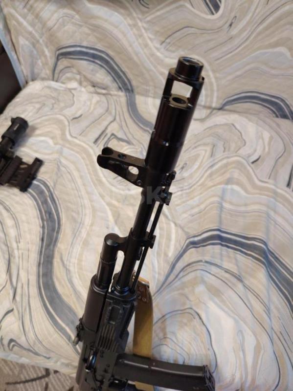 Сайга мк исполнение 030 калибр 5,45 ,в отличном состоянии, настрел несколько пачек, на охоте не было - Орск