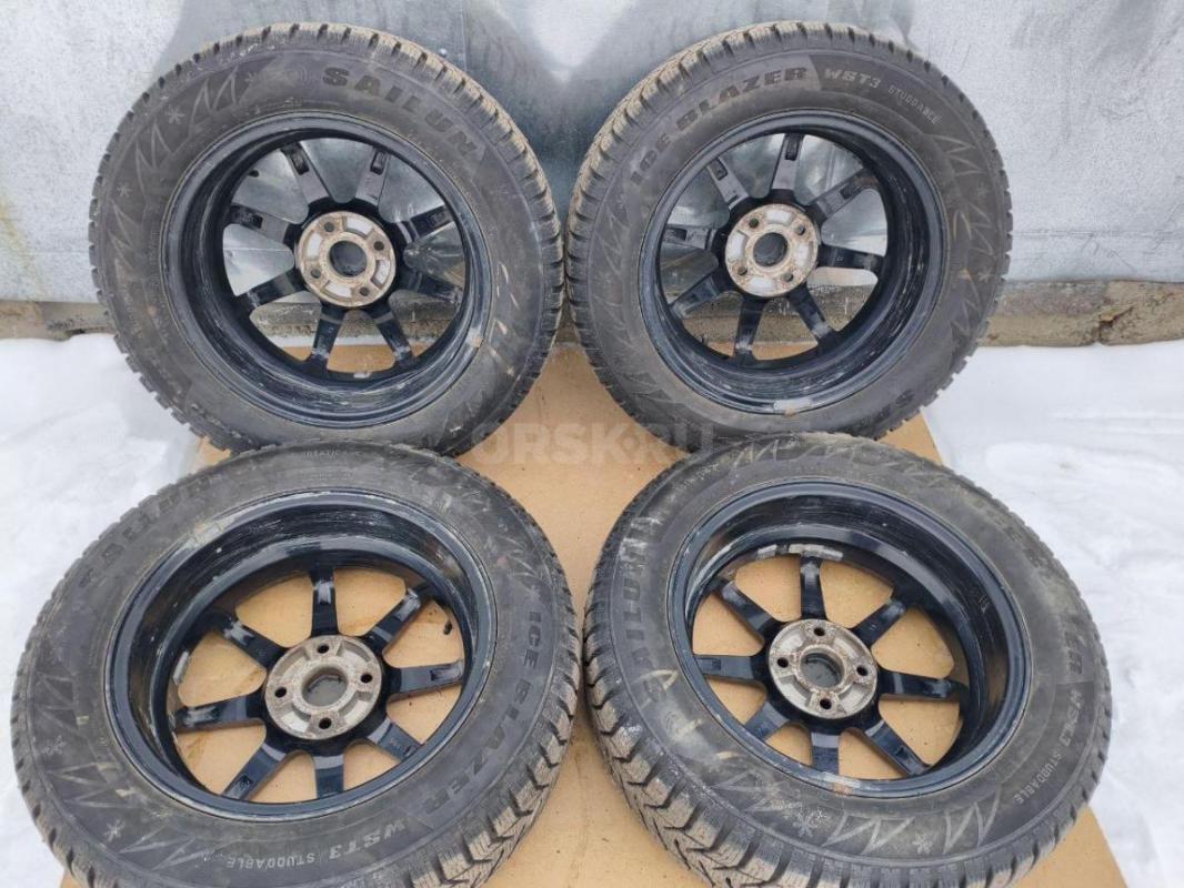 Продам комплект импортной зимней резины Sailun в идеальном состоянии на литых дисках . - Орск