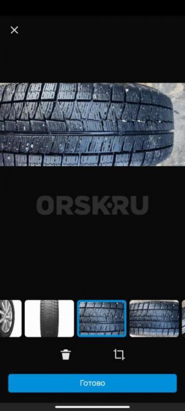 Продам  комплект зимней резины (без дисков)  Bridgestone Blizzak Revo GZ  липучка195/60 R15 - Орск