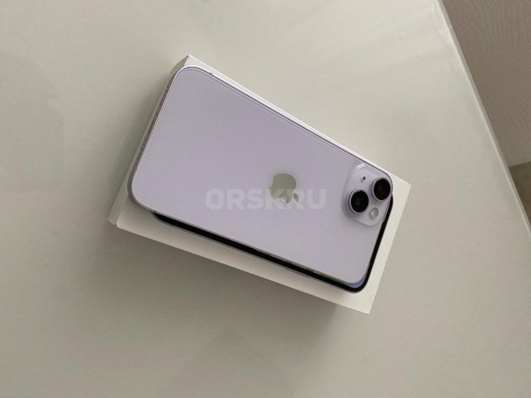 Продам Ihone 14 128 GB Purple sim+esim . - Орск