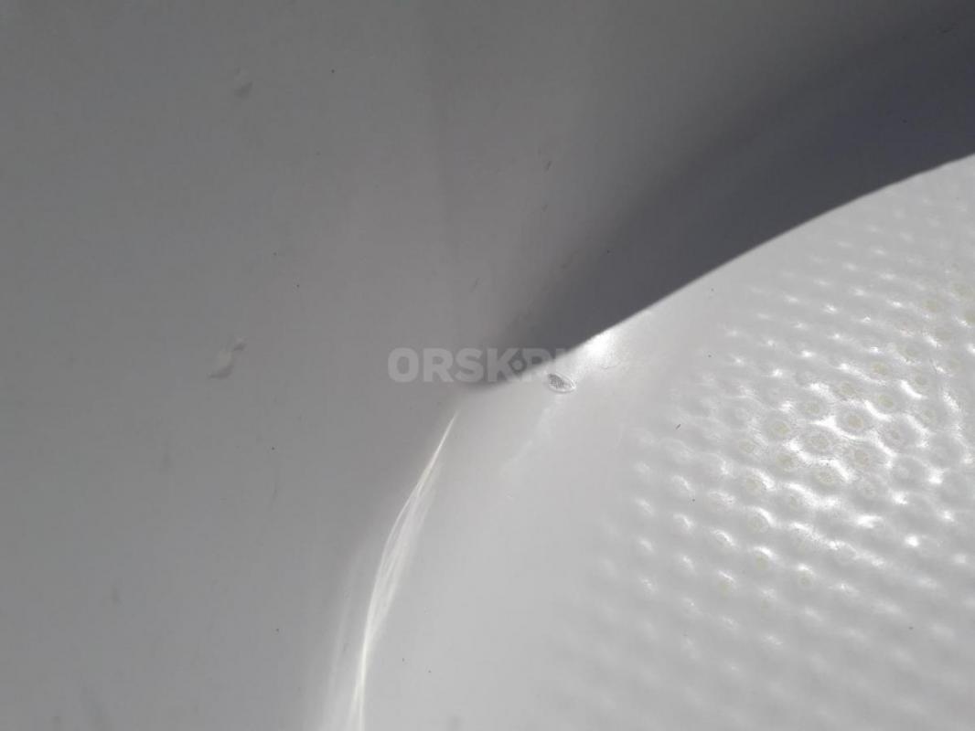 Поддон для душевой кабины 90х90 глубокий акриловый, следы эксплуатации, царапины на экране, 5 неглуб - Орск