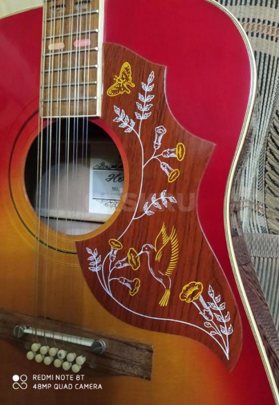 Гитару  концертная 12 струнная дека большая Корея. - Орск