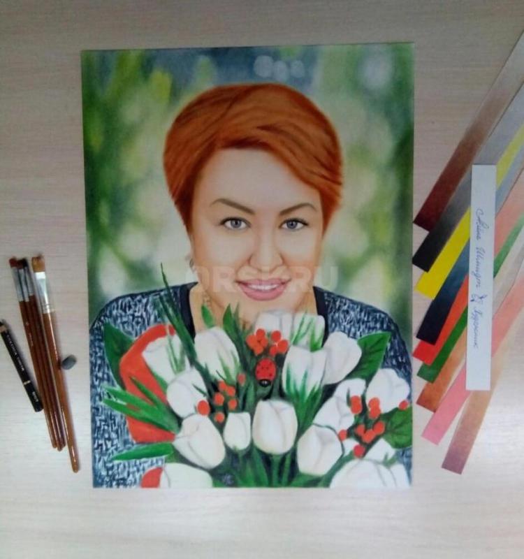 Портреты по фото на заказ в Орске !
- Ручная работа 
- Бесплатный подбор фона и совмещение с разны - Орск