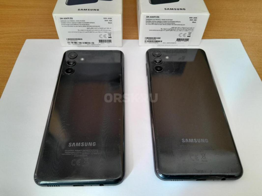 Продам 2 смартфона Samsung Galaxy A04s 64GB, в идеальном состояние за 5.000 рублей каждый. - Орск