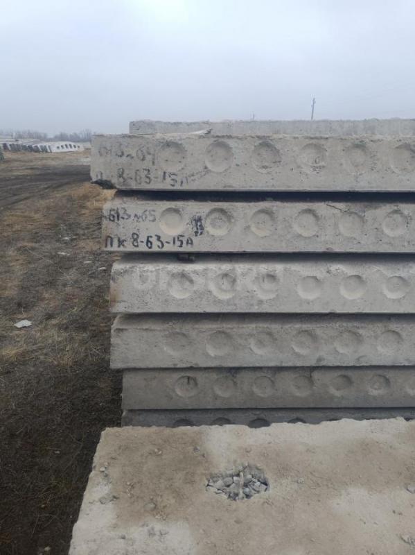 Плиты пустотные 63/15, 63/12, 36/12, 30/12, плиты П образные 6/3м, панель керамзитная 6/1.8м, толщин - Орск