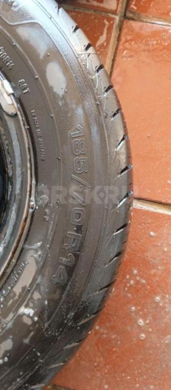 Комплект летних колёс штампы+резина Кама BREEZE 185-70-14 в отличном состоянии. - Орск