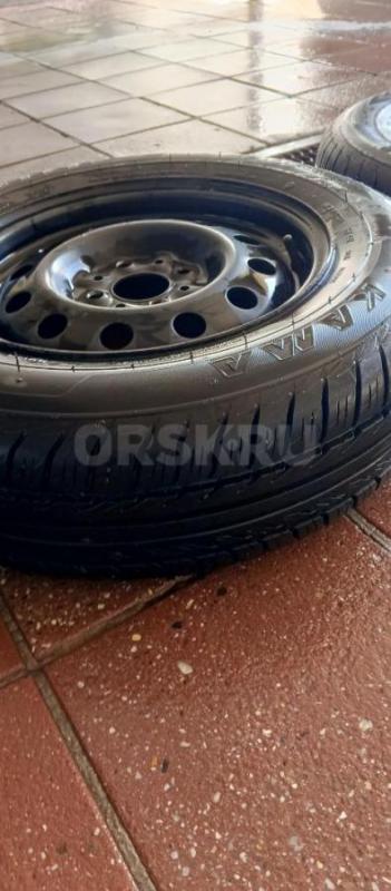 Комплект летних колёс штампы+резина Кама BREEZE 185-70-14 в отличном состоянии. - Орск