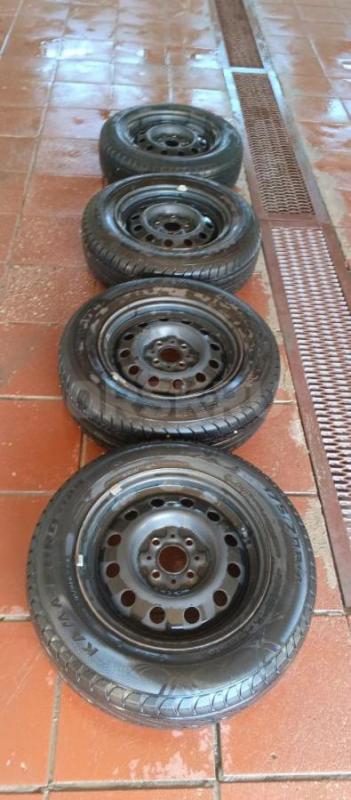 Комплект летних колёс штампы+резина Кама BREEZE 185-70-14 в отличном состоянии. - Орск