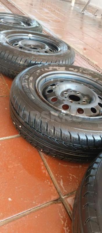 Комплект летних колёс штампы+резина Кама BREEZE 185-70-14 в отличном состоянии. - Орск