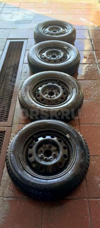 Комплект летних колёс штампы+резина Кама BREEZE 185-70-14 в отличном состоянии. - Орск