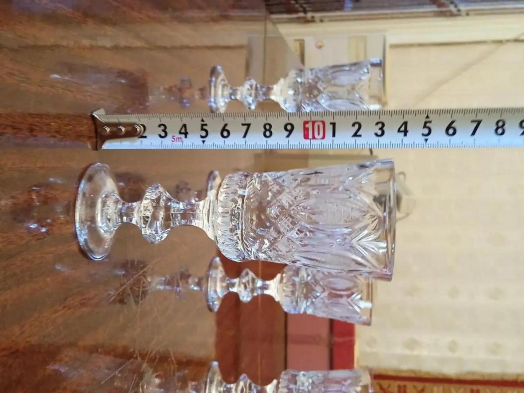 Набор хрустальных рюмок и фужеров. - Орск