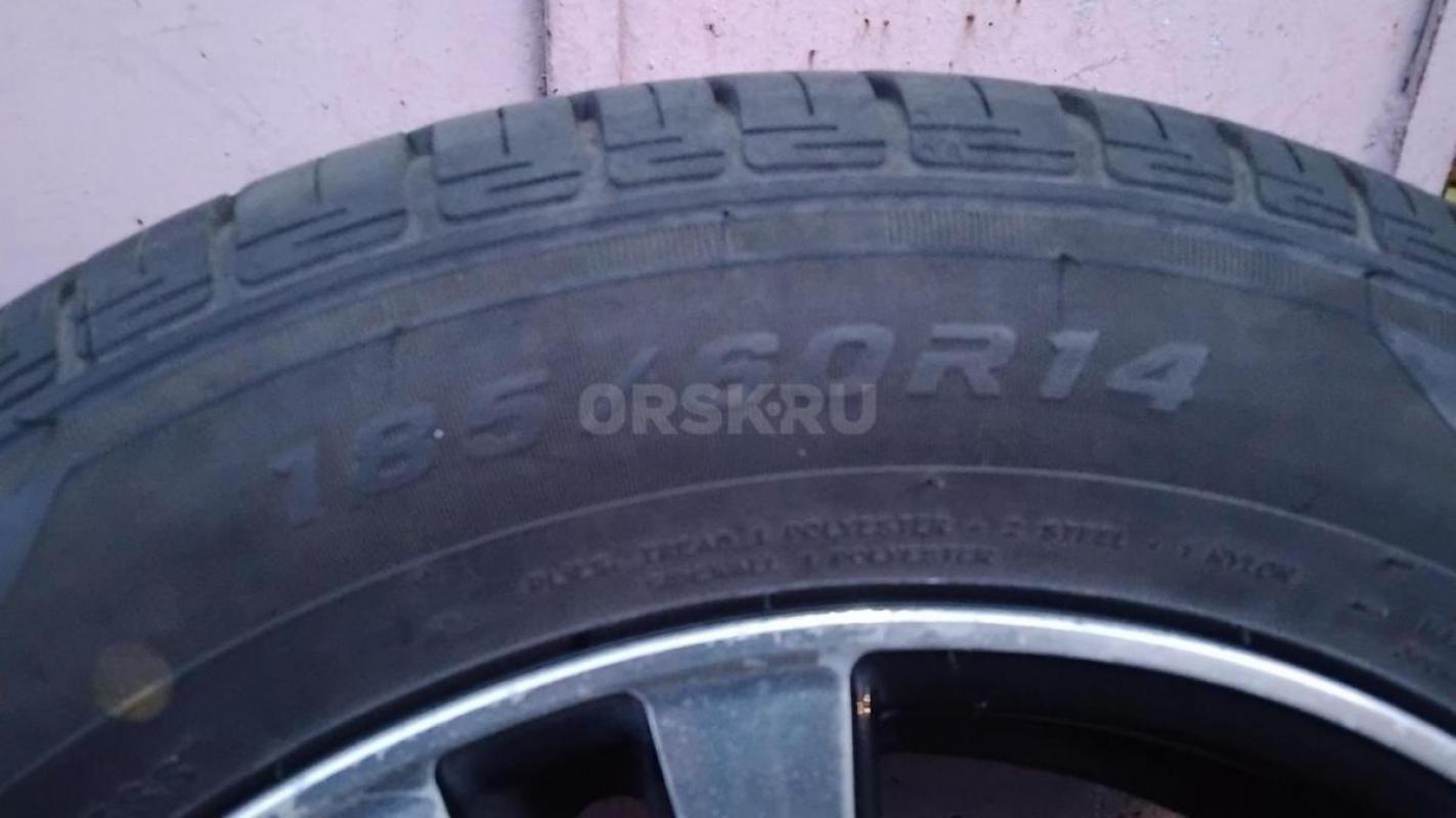 Продам комплект летней резины,на литых дисках, в отличном состоянии,2025 г. - Орск