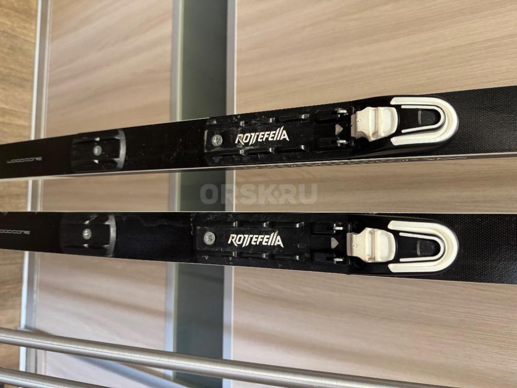 Лыжи беговые, палки с ботинками, чехол. - Орск