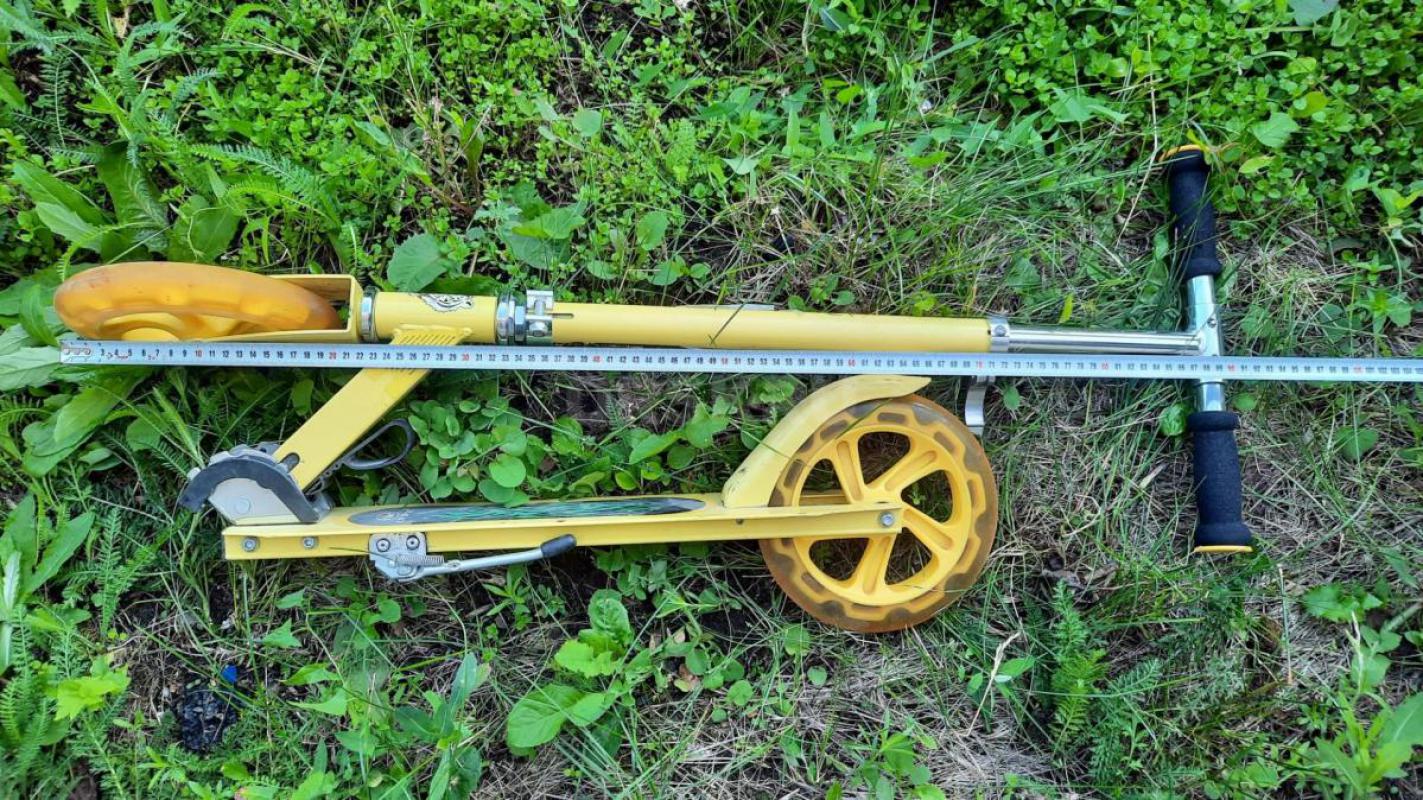 Самокат складной городской, регулируемая высота рулевой стойки - 91-96-100 см, тип тормоза ножной, д - Орск