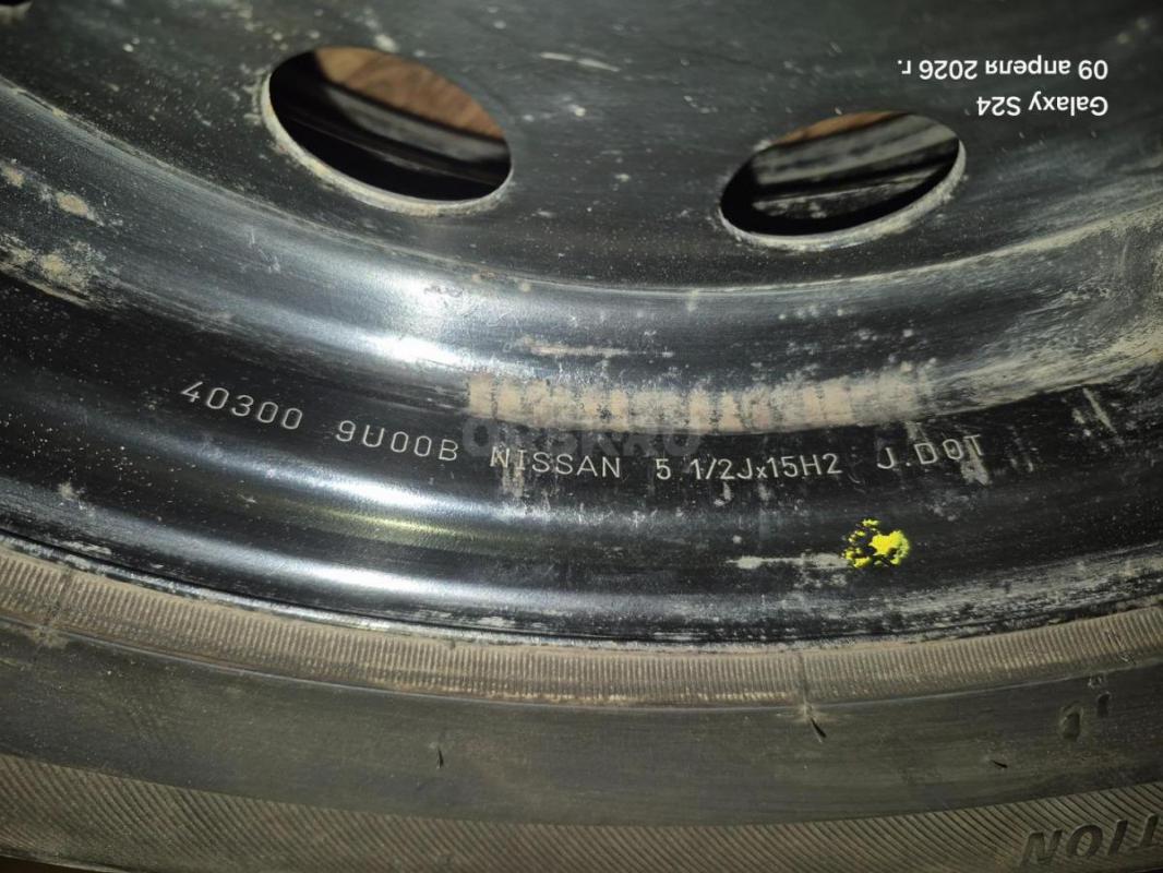 Продается колесо в сборе на штампованном диске R 15, 195 /55, шипов практически нет, возможно кому н - Орск