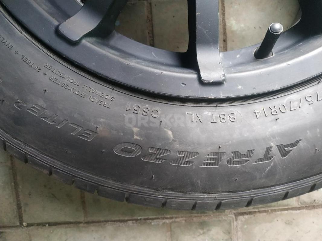 Продам летние колеса 175/70/R14 в сборе,резина куплена в том году в конце сезона,2025 года,маркировк - Гай