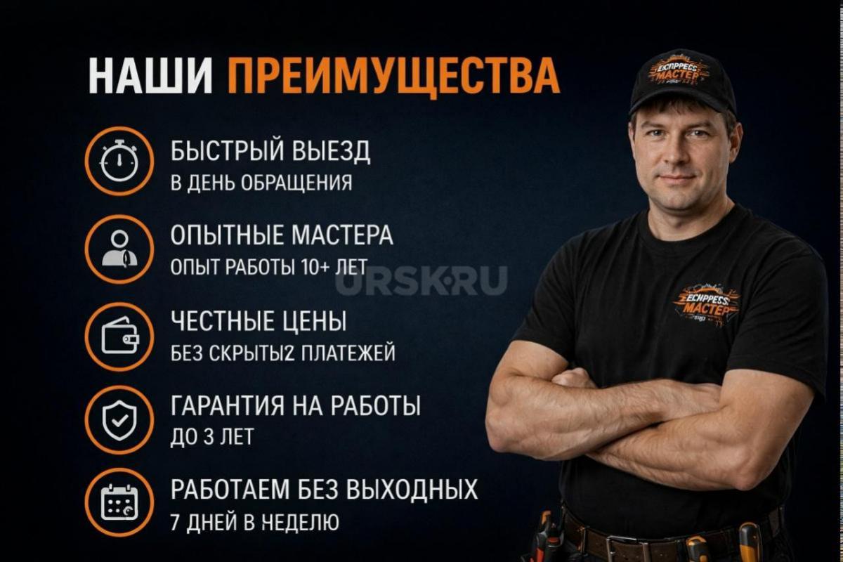 Компания «Экспресс Мастер» оказывает услуги по ремонту квартир, сантехническим и электромонтажным ра - Орск