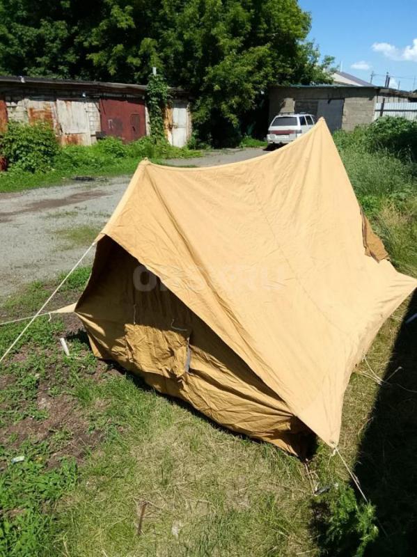 Продам палатку двухместную Зе 900 руб, удочку 5 метров , спиннинг, складные стулья и раскладушки. - Орск