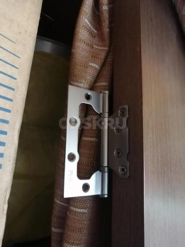 Продам межкомнатную дверь шпон б/у в отличном состоянии   200*80 , короб, наличники, петли, ручка в - Орск