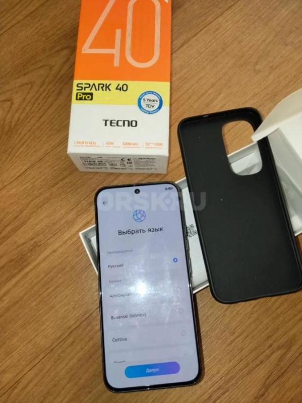 Телефон Tekno spark 40 pro,на 128гб. - Орск