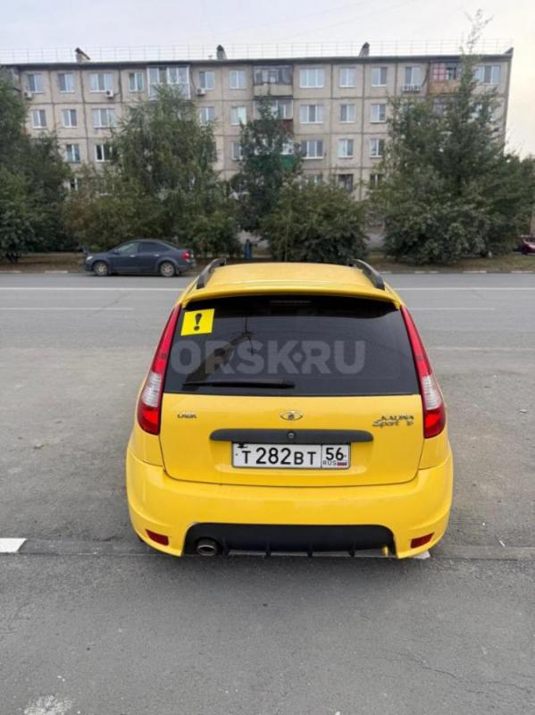 В продаже Лада калина спорт 1, в очень красивом, ярком желтом цвете,установлен андроид планшет. - Орск